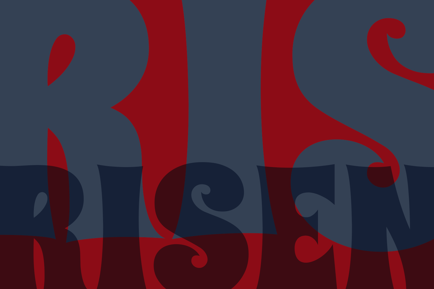 Gzuz and the Big Bang Theory - Risen: Typography of the word Risen. 